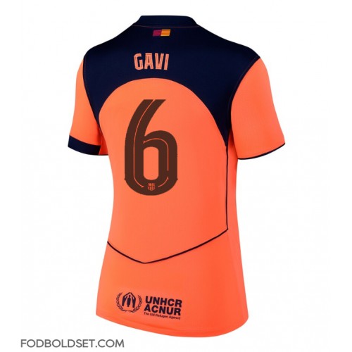 Barcelona Paez Gavi #6 Tredjetrøje Dame 2025-26 Kortærmet